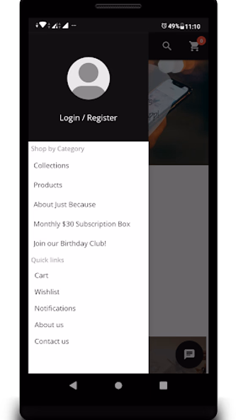 Just Because Gifts Screenshot 2 - AppWisp.com Just Because Gifts Screenshot 2 - AppWisp.com