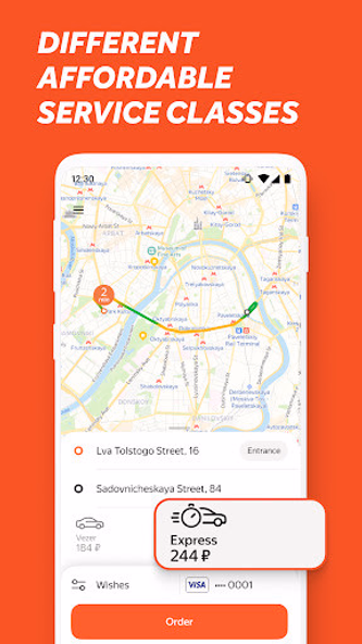 Vezet — order taxis Screenshot 3 - AppWisp.com