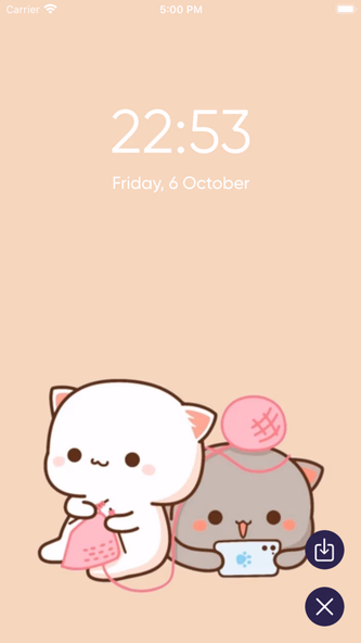Mochi Peach Cat Wallpapers Screenshot 3 - AppWisp.com Mochi Peach Cat Wallpapers Screenshot 3 - AppWisp.com
