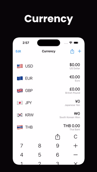 Currency - Exchange Rate ・ Screenshot 1 - AppWisp.com Currency - Exchange Rate ・ Screenshot 1 - AppWisp.com