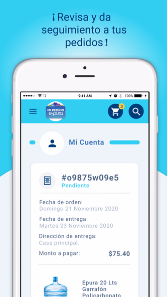 Mi Pedido Epura Screenshot 3 - AppWisp.com Mi Pedido Epura Screenshot 3 - AppWisp.com
