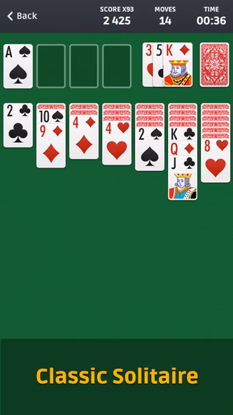 Solitaire ∘ Screenshot 1 - AppWisp.com Solitaire ∘ Screenshot 1 - AppWisp.com