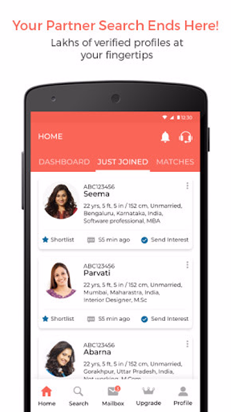 Defence Matrimony-Marriage App Screenshot 1 - AppWisp.com Defence Matrimony-Marriage App Screenshot 1 - AppWisp.com