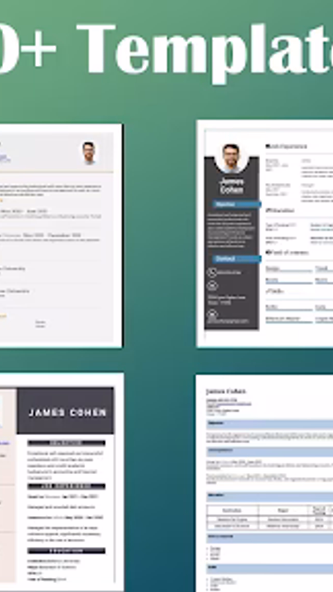 Resume Maker CV Maker Screenshot 1 - AppWisp.com Resume Maker CV Maker Screenshot 1 - AppWisp.com