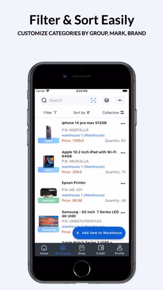 Naye Inventory Management App Screenshot 2 - AppWisp.com Naye Inventory Management App Screenshot 2 - AppWisp.com
