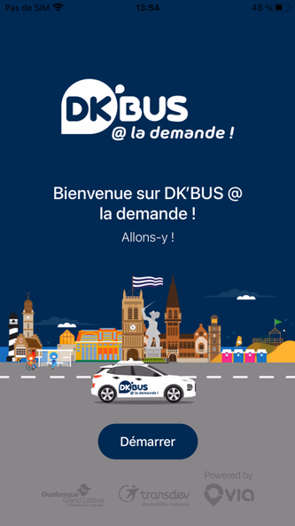 DK'BUS@ la demande Screenshot 1 - AppWisp.com DK'BUS@ la demande Screenshot 1 - AppWisp.com