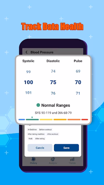 Blood Pressure: Sugar Tracker Screenshot 2 - AppWisp.com Blood Pressure: Sugar Tracker Screenshot 2 - AppWisp.com