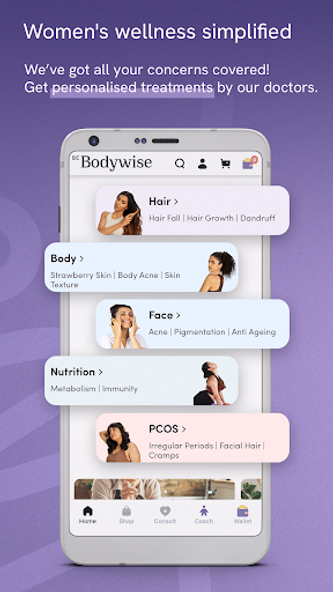 Be Bodywise Women's Health App Screenshot 2 - AppWisp.com Be Bodywise Women's Health App Screenshot 2 - AppWisp.com
