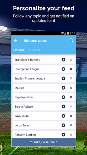 Unofficial Man City News Screenshot 2 - AppWisp.com Unofficial Man City News Screenshot 2 - AppWisp.com