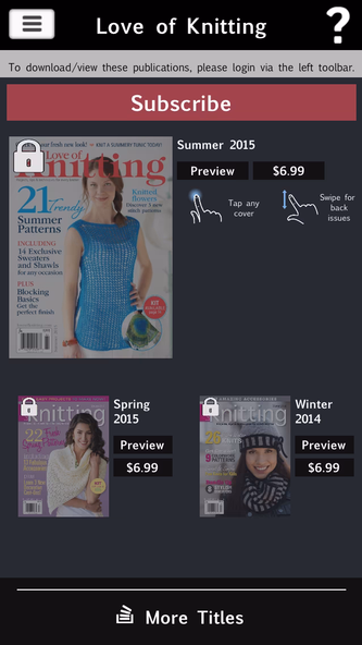 Love of Knitting Magazine Screenshot 1 - AppWisp.com Love of Knitting Magazine Screenshot 1 - AppWisp.com