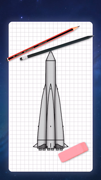 How to draw rockets by steps Screenshot 1 - AppWisp.com How to draw rockets by steps Screenshot 1 - AppWisp.com