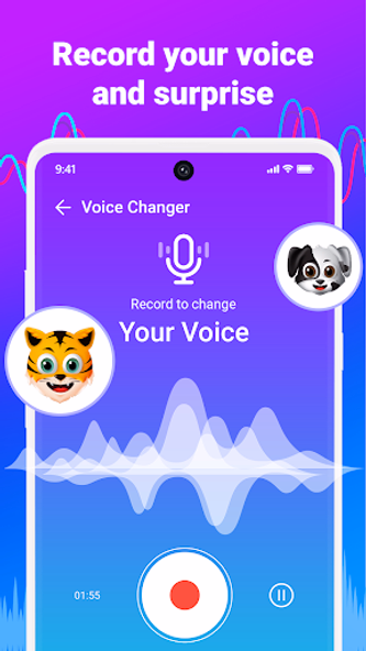 Voice Changer Plus Screenshot 4 - AppWisp.com Voice Changer Plus Screenshot 4 - AppWisp.com