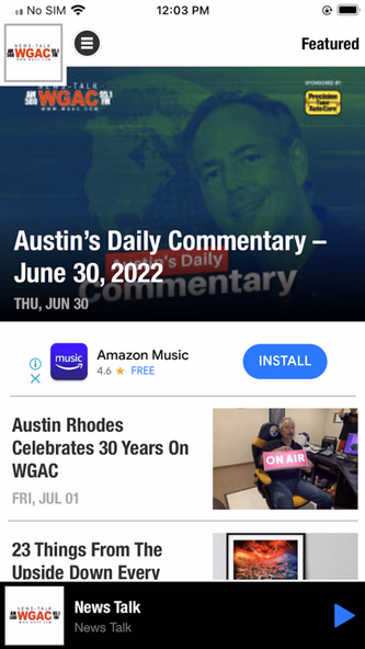 WGAC News Talk Screenshot 2 - AppWisp.com WGAC News Talk Screenshot 2 - AppWisp.com