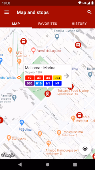 Next bus Barcelona Screenshot 1 - AppWisp.com Next bus Barcelona Screenshot 1 - AppWisp.com