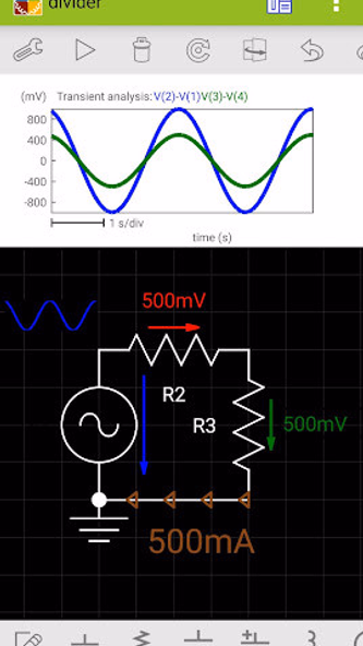 Electric Circuit Studio Screenshot 1 - AppWisp.com Electric Circuit Studio Screenshot 1 - AppWisp.com