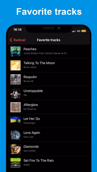 Radioair - Radio Music Charts Screenshot 4 - AppWisp.com Radioair - Radio Music Charts Screenshot 4 - AppWisp.com