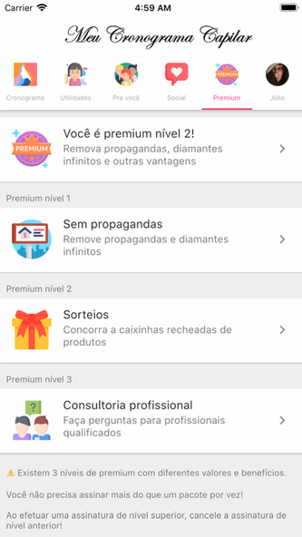 Meu Cronograma Capilar Screenshot 4 - AppWisp.com