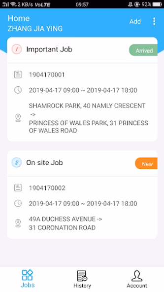 Solotracking Worker Screenshot 2 - AppWisp.com Solotracking Worker Screenshot 2 - AppWisp.com