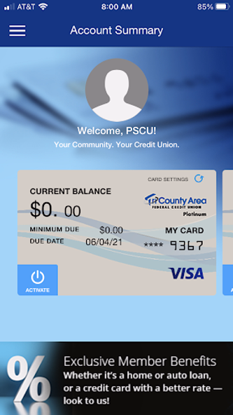 TCAFCU CC Screenshot 1 - AppWisp.com TCAFCU CC Screenshot 1 - AppWisp.com