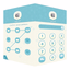 AppLock Theme Blue - AppWisp.com