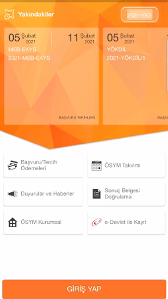 ÖSYM Aday İşlemleri Sistemi Screenshot 1 - AppWisp.com ÖSYM Aday İşlemleri Sistemi Screenshot 1 - AppWisp.com