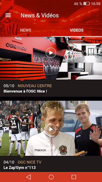 OGC Nice (Officiel) Screenshot 3 - AppWisp.com OGC Nice (Officiel) Screenshot 3 - AppWisp.com