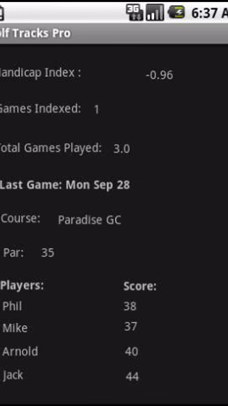 Golf Tracks Lite Screenshot 1 - AppWisp.com Golf Tracks Lite Screenshot 1 - AppWisp.com