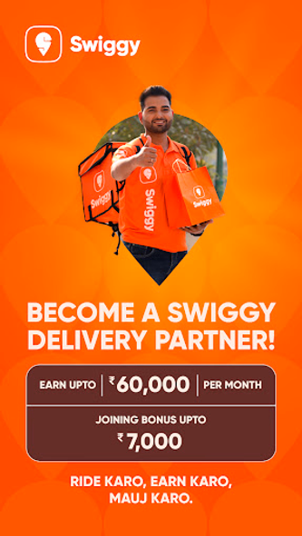Swiggy Delivery Partner App Screenshot 1 - AppWisp.com Swiggy Delivery Partner App Screenshot 1 - AppWisp.com