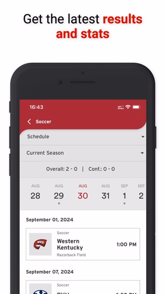 Arkansas Razorbacks Screenshot 4 - AppWisp.com Arkansas Razorbacks Screenshot 4 - AppWisp.com