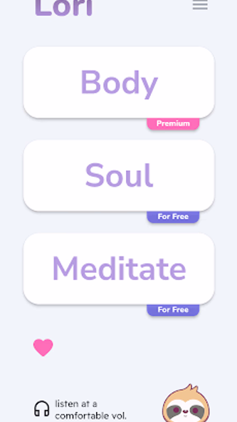 Lori: Soul and Body Health Screenshot 3 - AppWisp.com Lori: Soul and Body Health Screenshot 3 - AppWisp.com