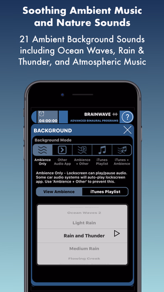 BrainWave: 37 Binaural Series™ Screenshot 4 - AppWisp.com BrainWave: 37 Binaural Series™ Screenshot 4 - AppWisp.com