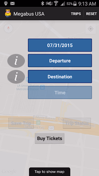 Megabus USA Screenshot 1 - AppWisp.com Megabus USA Screenshot 1 - AppWisp.com