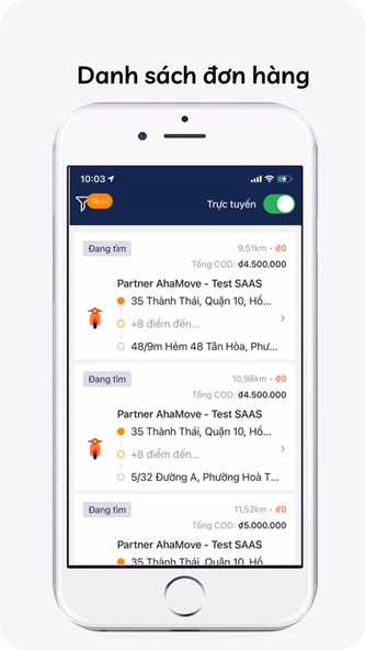 Tài xế OnWheel Screenshot 2 - AppWisp.com Tài xế OnWheel Screenshot 2 - AppWisp.com
