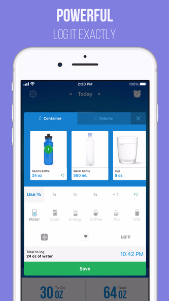Waterlogged — Drink More Water Screenshot 4 - AppWisp.com Waterlogged — Drink More Water Screenshot 4 - AppWisp.com