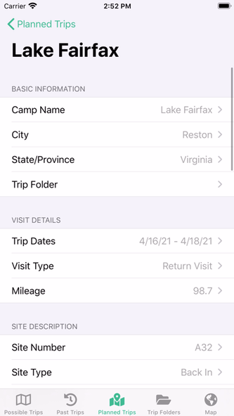 RV Trip Diary Screenshot 2 - AppWisp.com RV Trip Diary Screenshot 2 - AppWisp.com