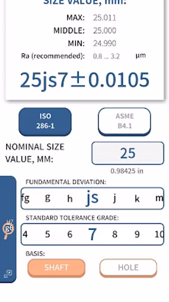 Tolerance and fits ISO Screenshot 3 - AppWisp.com Tolerance and fits ISO Screenshot 3 - AppWisp.com