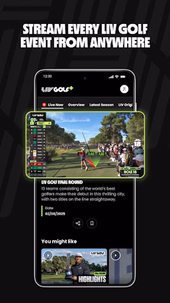 LIV Golf Screenshot 3 - AppWisp.com LIV Golf Screenshot 3 - AppWisp.com