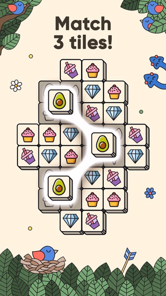 3 Tiles: Connect Tile Matching Screenshot 1 - AppWisp.com 3 Tiles: Connect Tile Matching Screenshot 1 - AppWisp.com