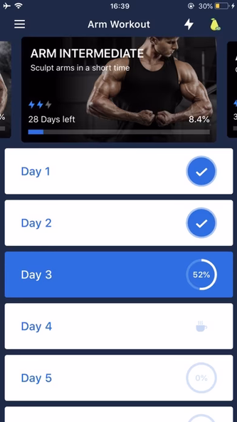 Arm Workout Screenshot 2 - AppWisp.com Arm Workout Screenshot 2 - AppWisp.com