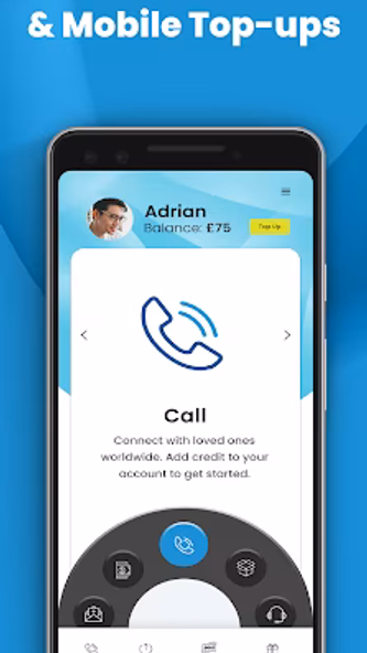 Talk Home: Int'l Calling App Screenshot 1 - AppWisp.com Talk Home: Int'l Calling App Screenshot 1 - AppWisp.com