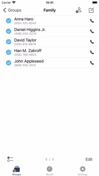 Group SMS+ Screenshot 2 - AppWisp.com Group SMS+ Screenshot 2 - AppWisp.com