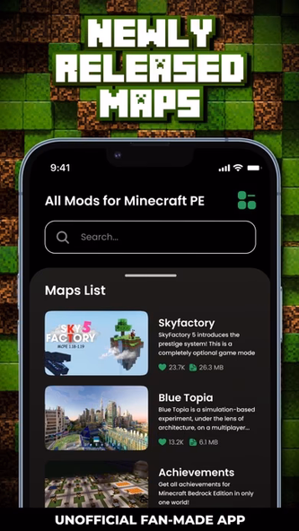 All Mods for Minecraft PE Screenshot 2 - AppWisp.com All Mods for Minecraft PE Screenshot 2 - AppWisp.com
