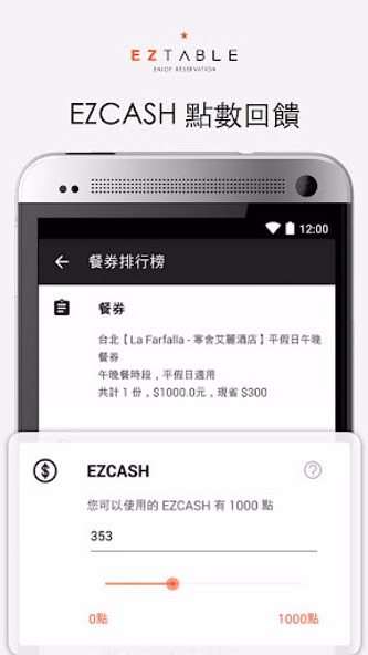 餐券排行榜 by EZTABLE Screenshot 3 - AppWisp.com 餐券排行榜 by EZTABLE Screenshot 3 - AppWisp.com