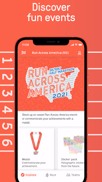 Run Across America Screenshot 1 - AppWisp.com Run Across America Screenshot 1 - AppWisp.com