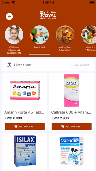 Royal Pharmacy - صيدلية رويال Screenshot 3 - AppWisp.com Royal Pharmacy - صيدلية رويال Screenshot 3 - AppWisp.com