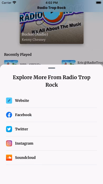 RadioTropRock Screenshot 3 - AppWisp.com RadioTropRock Screenshot 3 - AppWisp.com