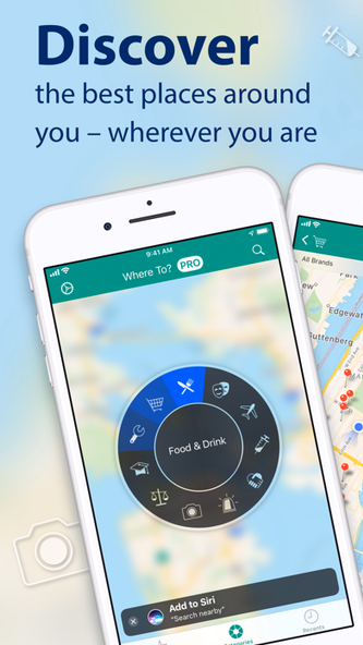 Where To? Search nearby places Screenshot 1 - AppWisp.com Where To? Search nearby places Screenshot 1 - AppWisp.com