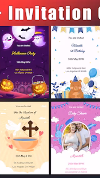 Invitation Card Maker Screenshot 1 - AppWisp.com Invitation Card Maker Screenshot 1 - AppWisp.com
