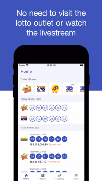 PCSO Lotto Results Screenshot 1 - AppWisp.com PCSO Lotto Results Screenshot 1 - AppWisp.com