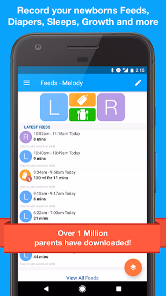 Feed Baby - Baby Tracker Screenshot 1 - AppWisp.com Feed Baby - Baby Tracker Screenshot 1 - AppWisp.com